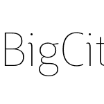 BigCity Grotesque Pro 85