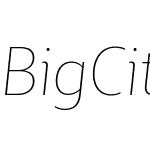 BigCity Grotesque Pro 85