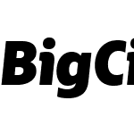 BigCity Grotesque Pro 995