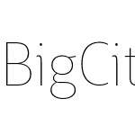 BigCity Grotesque Pro 55