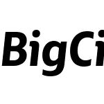 BigCity Grotesque Pro 755