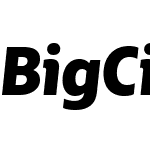 BigCity Grotesque Pro 915