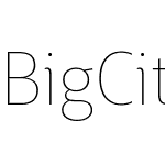 BigCity Grotesque Pro 75