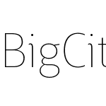 BigCity Grotesque Pro 80