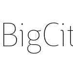 BigCity Grotesque Pro 70