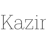 KazimirText Thin