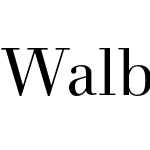 Walbaum Antiqua Pro