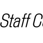 Staff Condensed