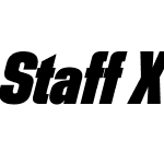 Staff X Condensed