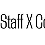 Staff X Condensed