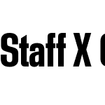 Staff X Condensed