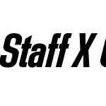 Staff X Condensed
