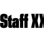 Staff XX Condensed