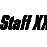 Staff XX Condensed