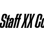 Staff XX Condensed