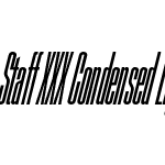 Staff XXX Condensed