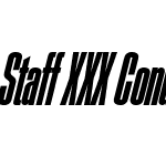 Staff XXX Condensed