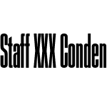 Staff XXX Condensed