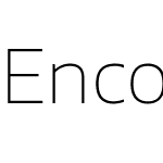 Encode Sans Expanded Thin