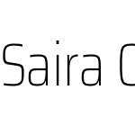 Saira Condensed Thin