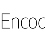 Encode Sans Semi Condensed Thin