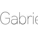 Gabriel Sans Cond Thin