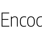 Encode Sans Semi Condensed ExLight