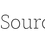 Source Serif Pro ExtraLight