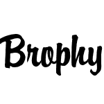 Brophy Script