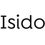 Isidora Sans Alt