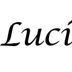 Lucida Calligraphy Std