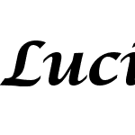 Lucida Calligraphy Std