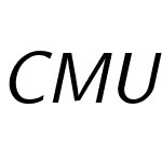 CMU Sans Serif