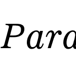 Paragon italic