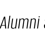 Alumni Sans