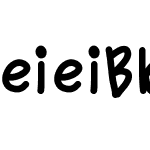 eieiBbfont