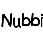 Nubbibfont