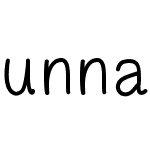 unnamedfont