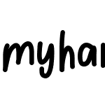 myhandwritingfont