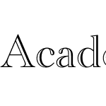 Academy Engraved LET