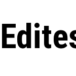 Editeshion Condensed Bold