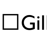 GillSansWGL