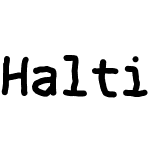 Haltix Font Bold