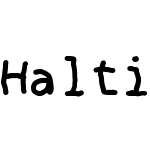 Haltix Font