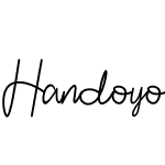 Handoyo Signature personal use