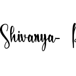 Shivanya- PERSONAL USE