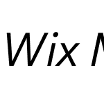 Wix Madefor Text