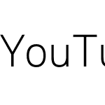 YouTube Sans Dark