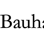 Bauhaus ITC