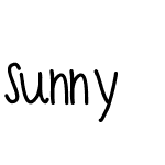 sunny